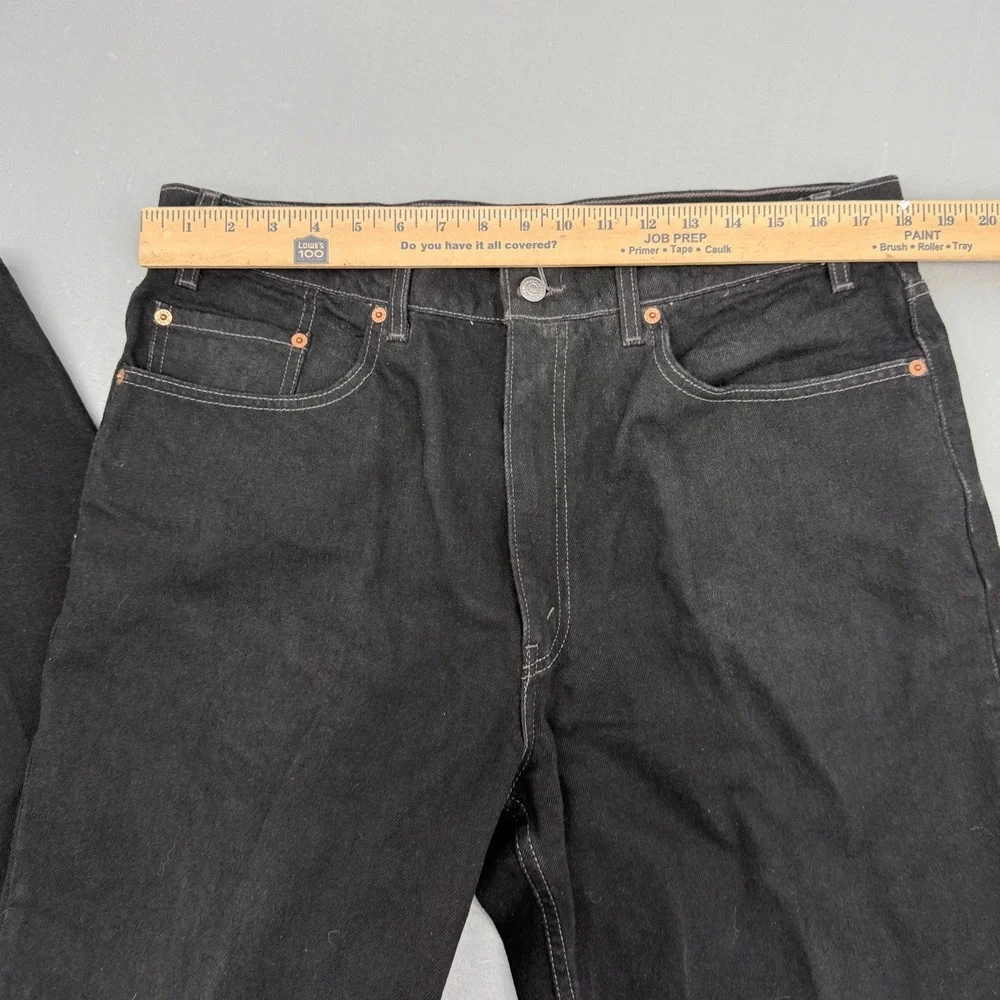 Levis 550 Relaxed Fit‎ Black Denim Jeans Mens 38x34 Vintage 1998 550-0260